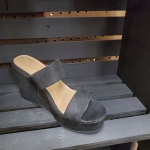 Brand new black wedges. Never worn.